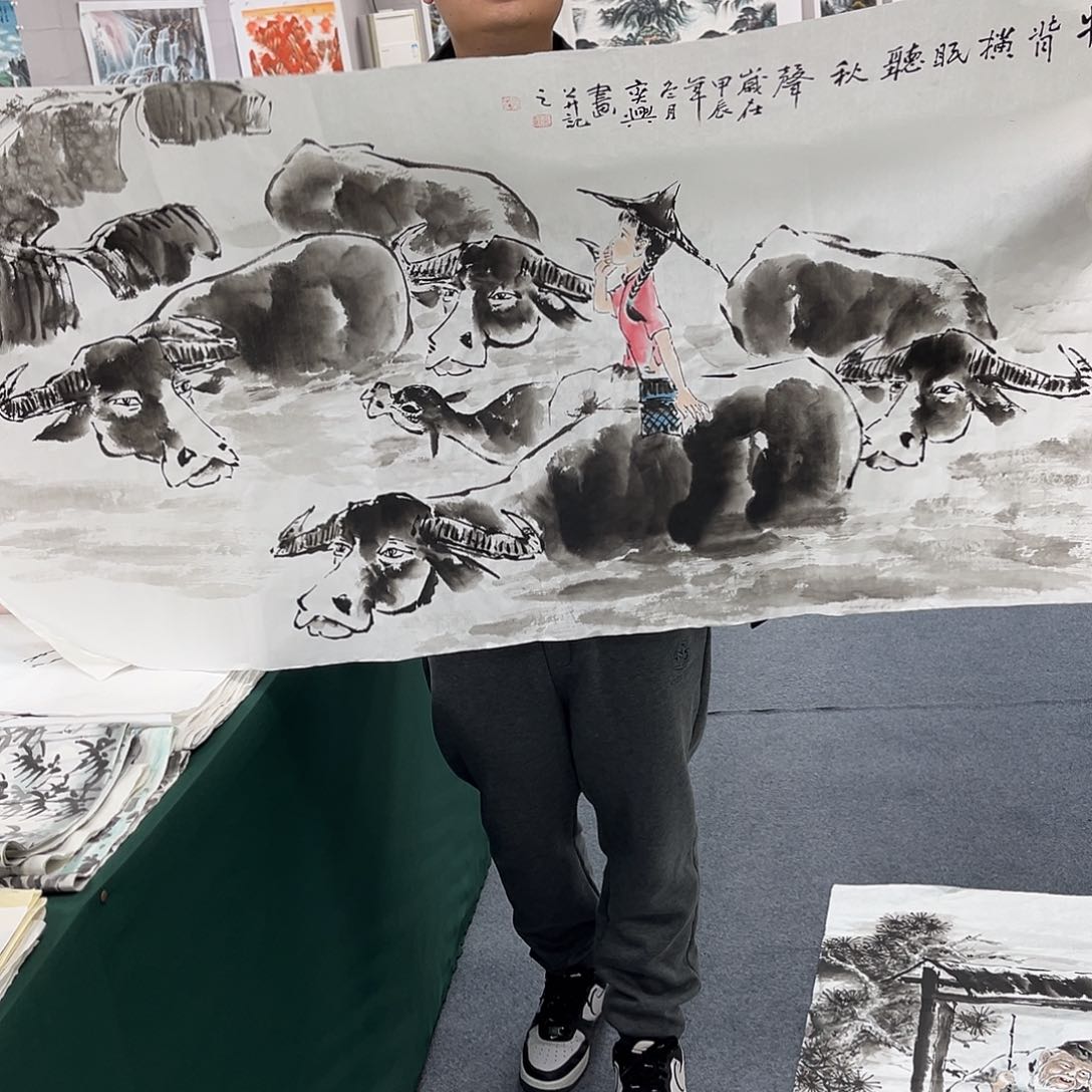 国画宣纸国画纯手绘作品