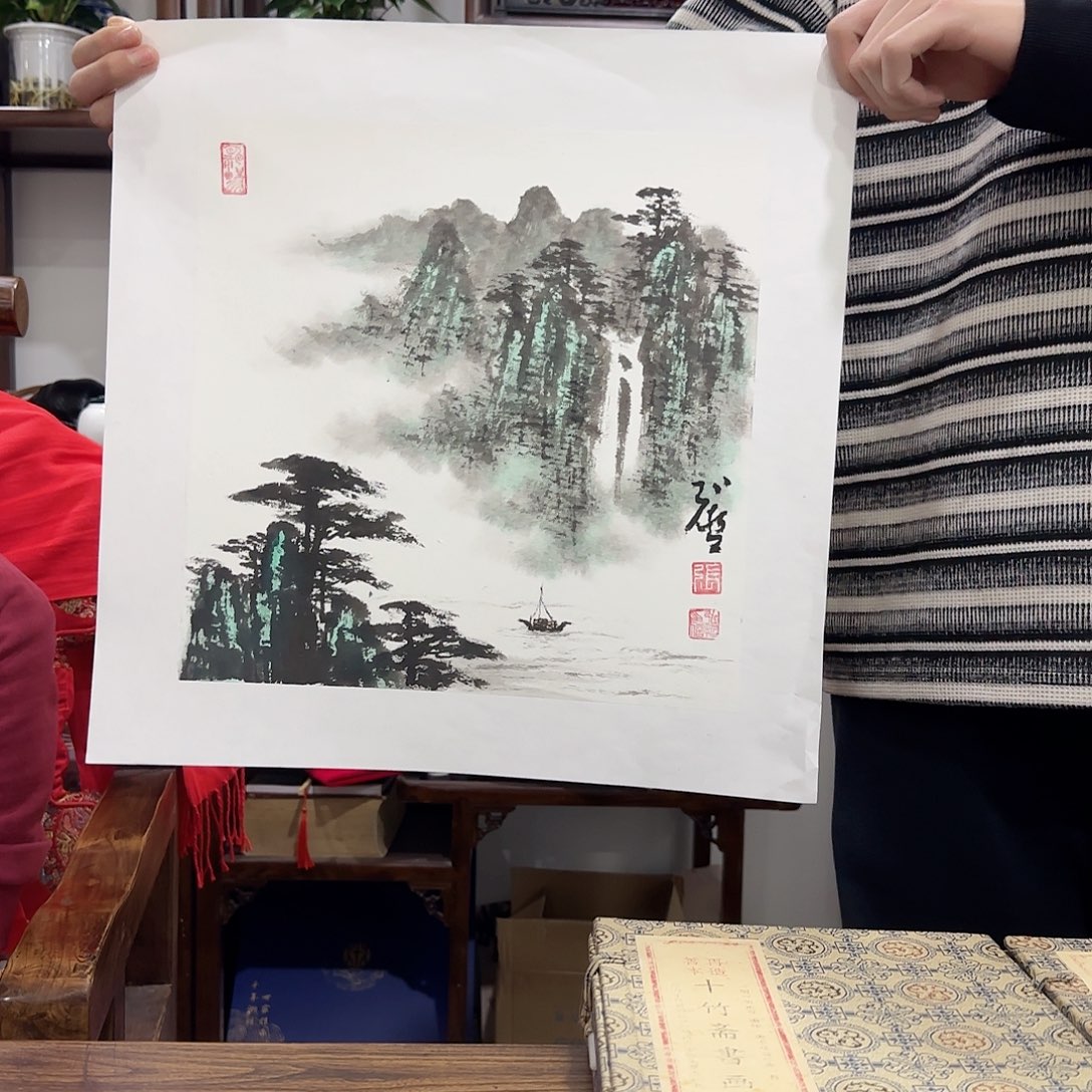 国画艺术家的作品