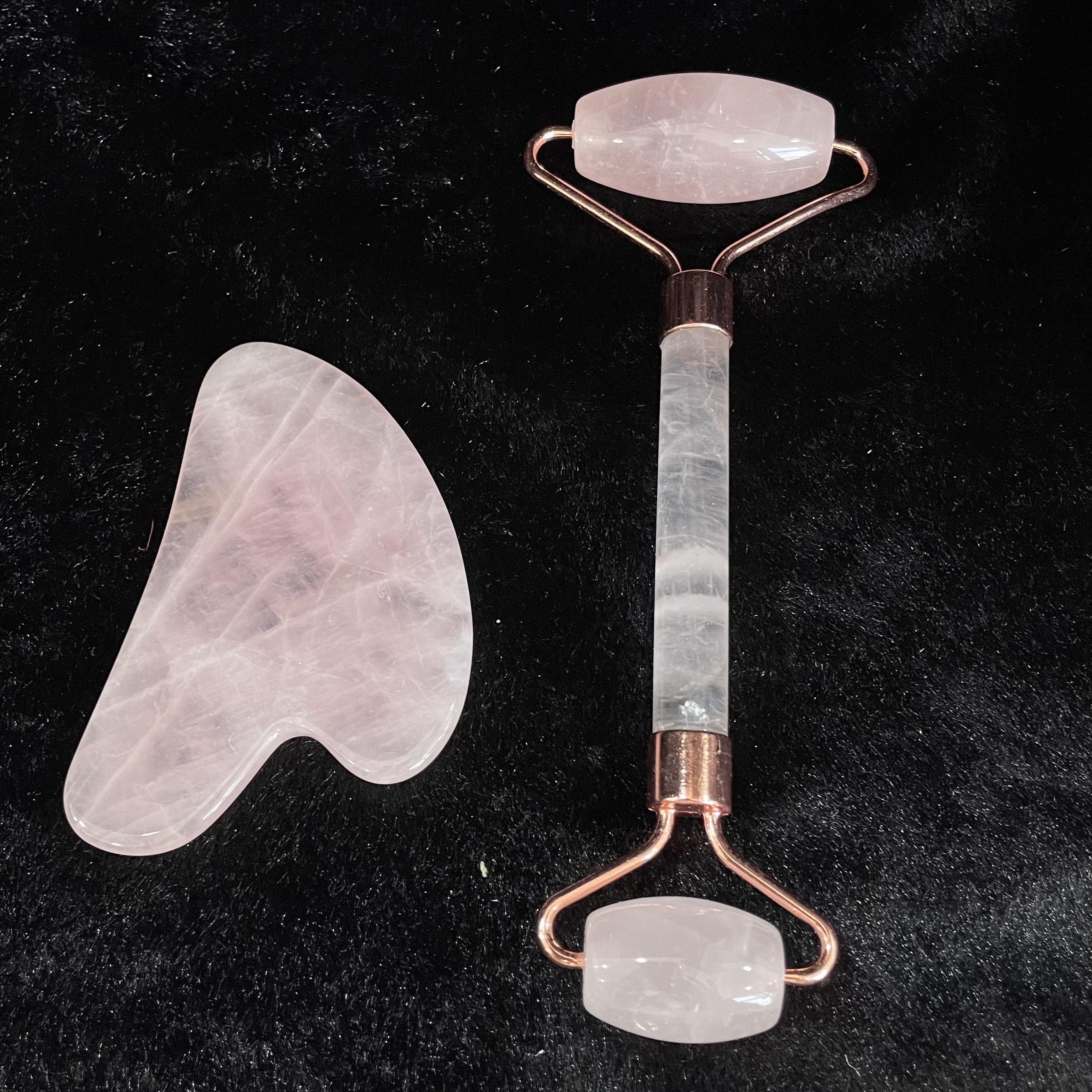 【玉总珠宝】粉晶刮痧板套组 多样性发一 CAN2800093