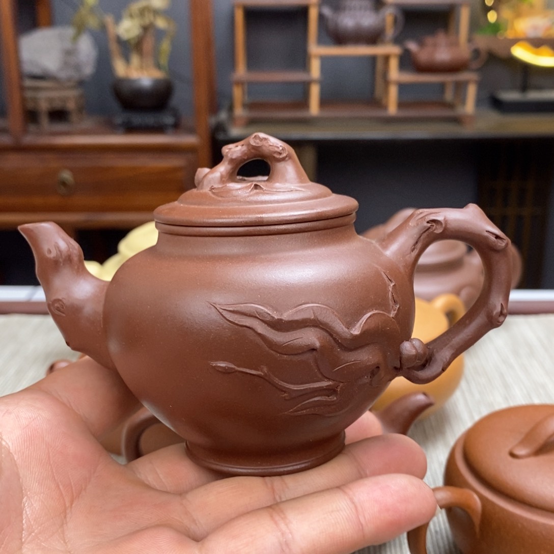 紫泥茶壶容量180毫升