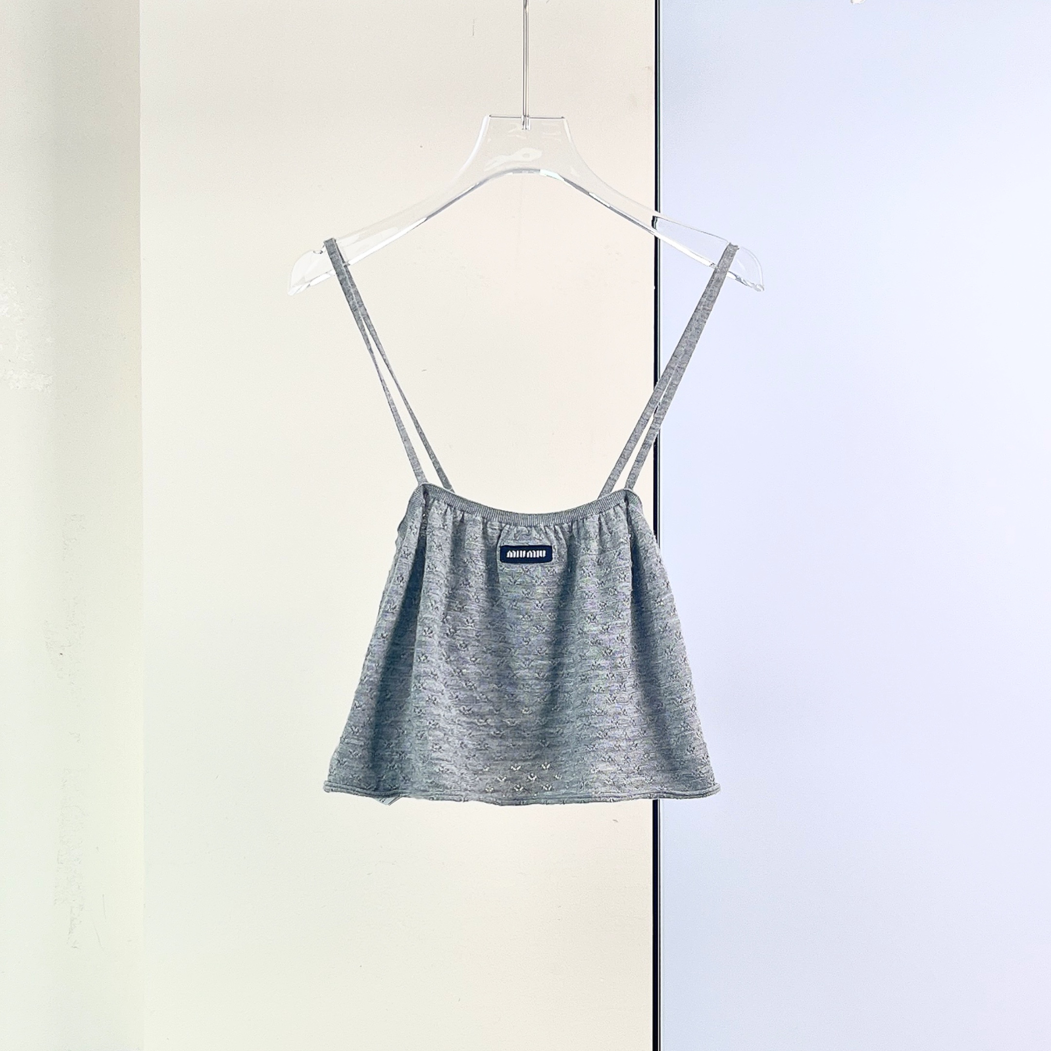 99新 MIU MIU/缪缪 吊带/38码/Xspt190 