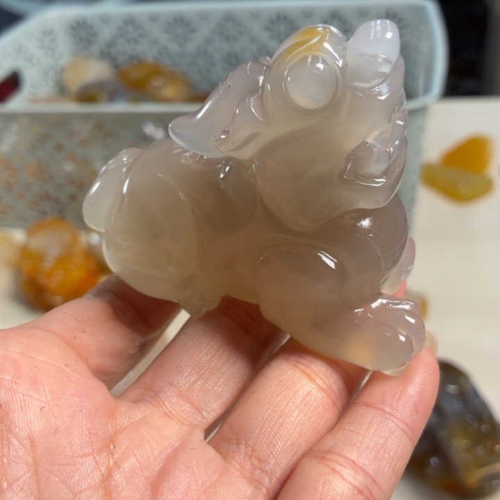 玛瑙/玉髓未镶嵌吊坠(不含链)