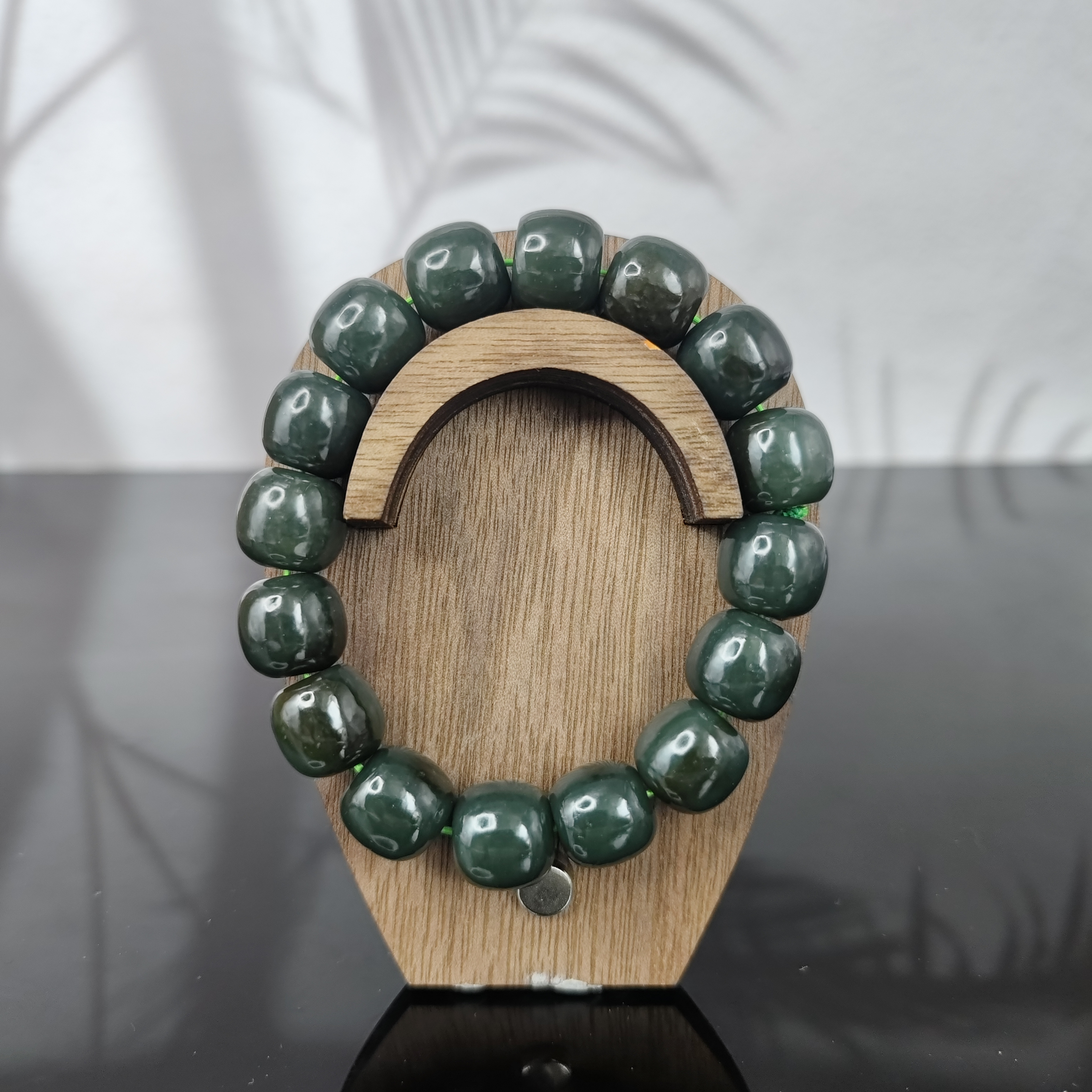 T和田玉桶珠手串（卡14）2462