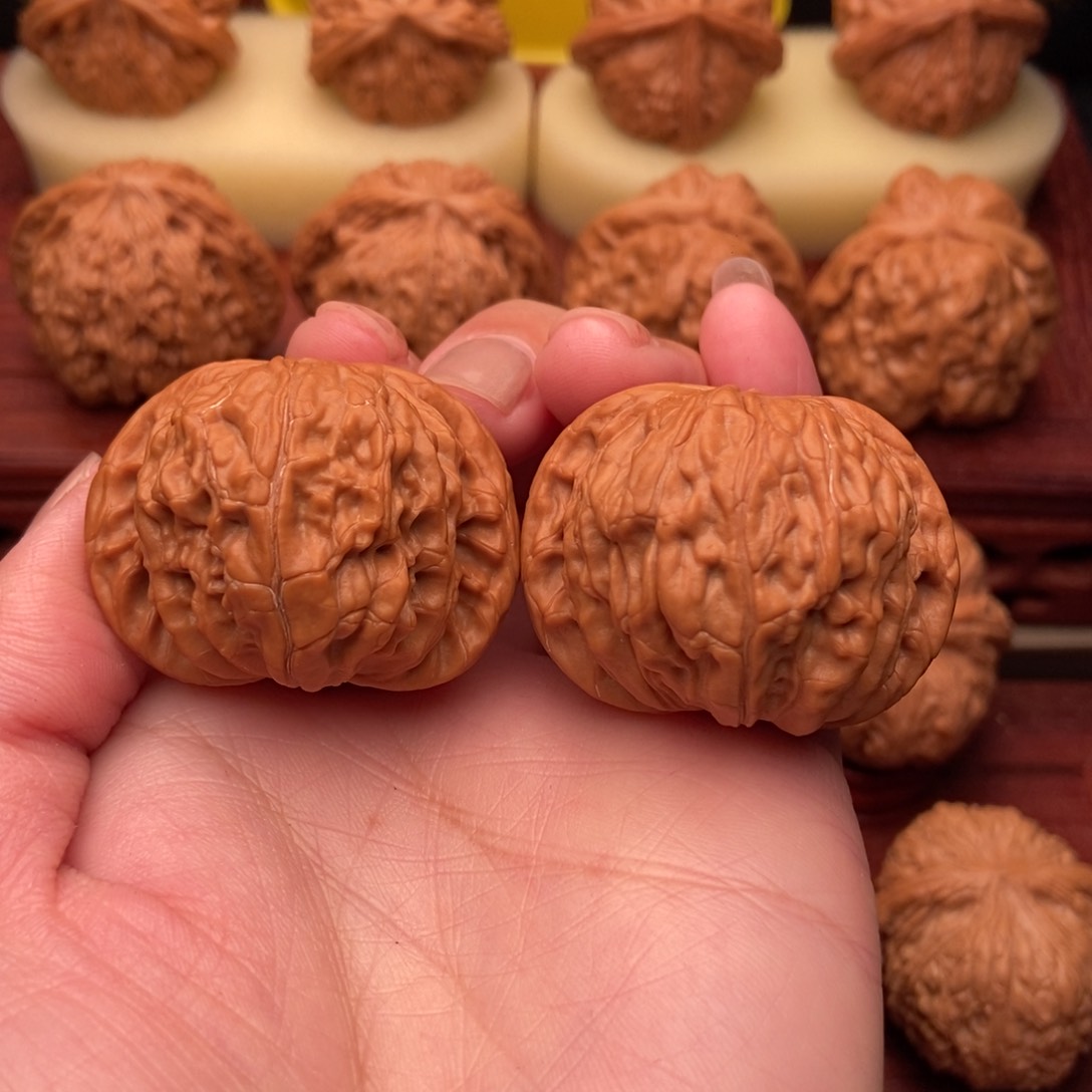 桃核把件山地磨盘40