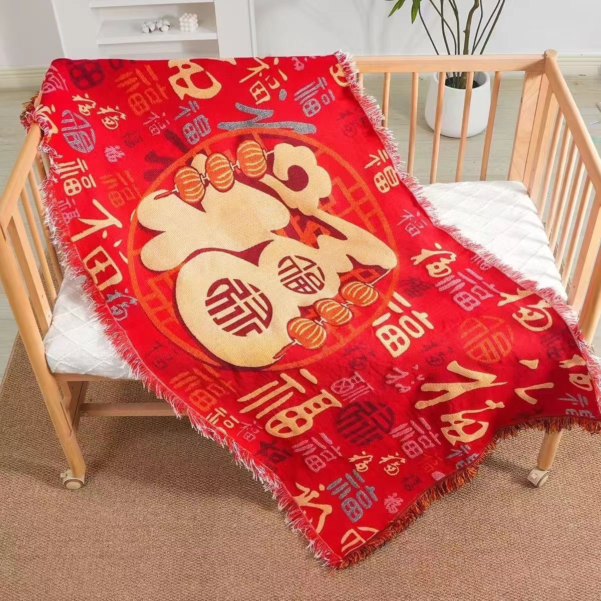 【红福】爽人现代90*180（±5）多功能沙发巾沙发垫防滑四季款