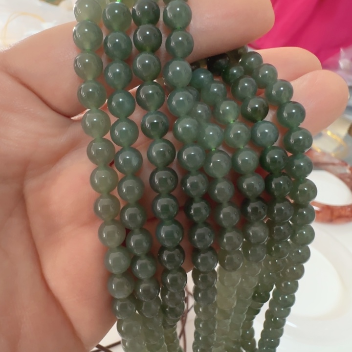 和田玉（碧玉）未镶嵌颈饰卡6点108款碧玉天然结构