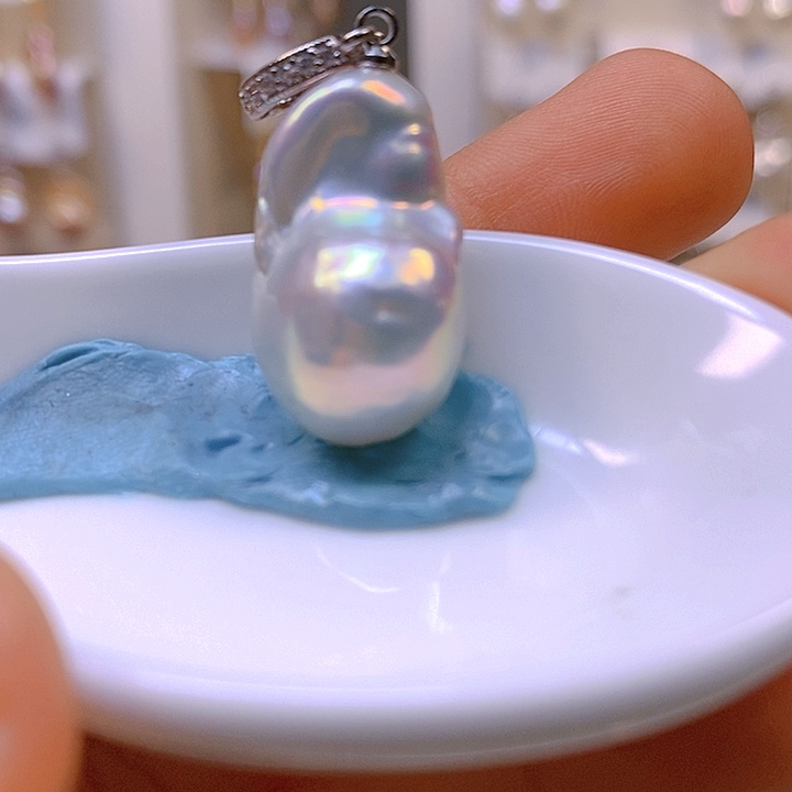 淡水珍珠颈饰合金