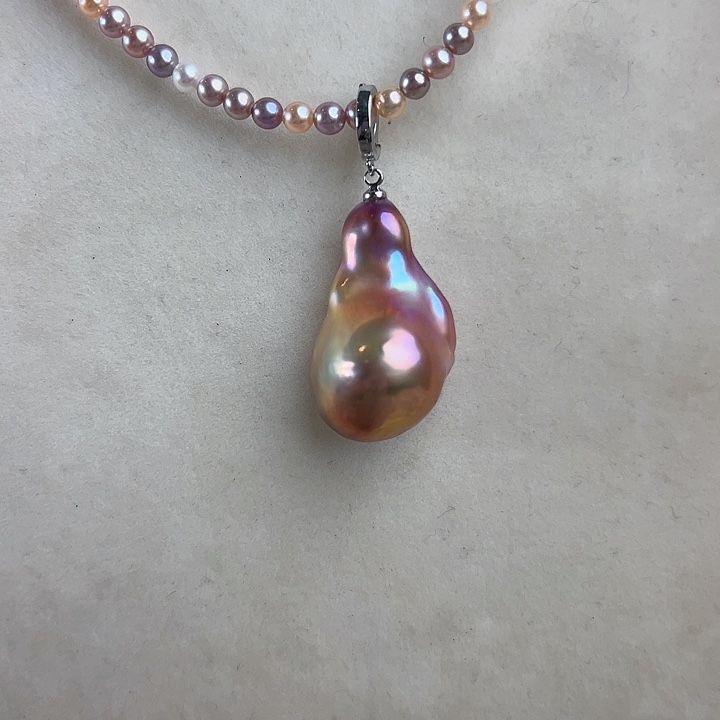 淡水珍珠未镶嵌颈饰