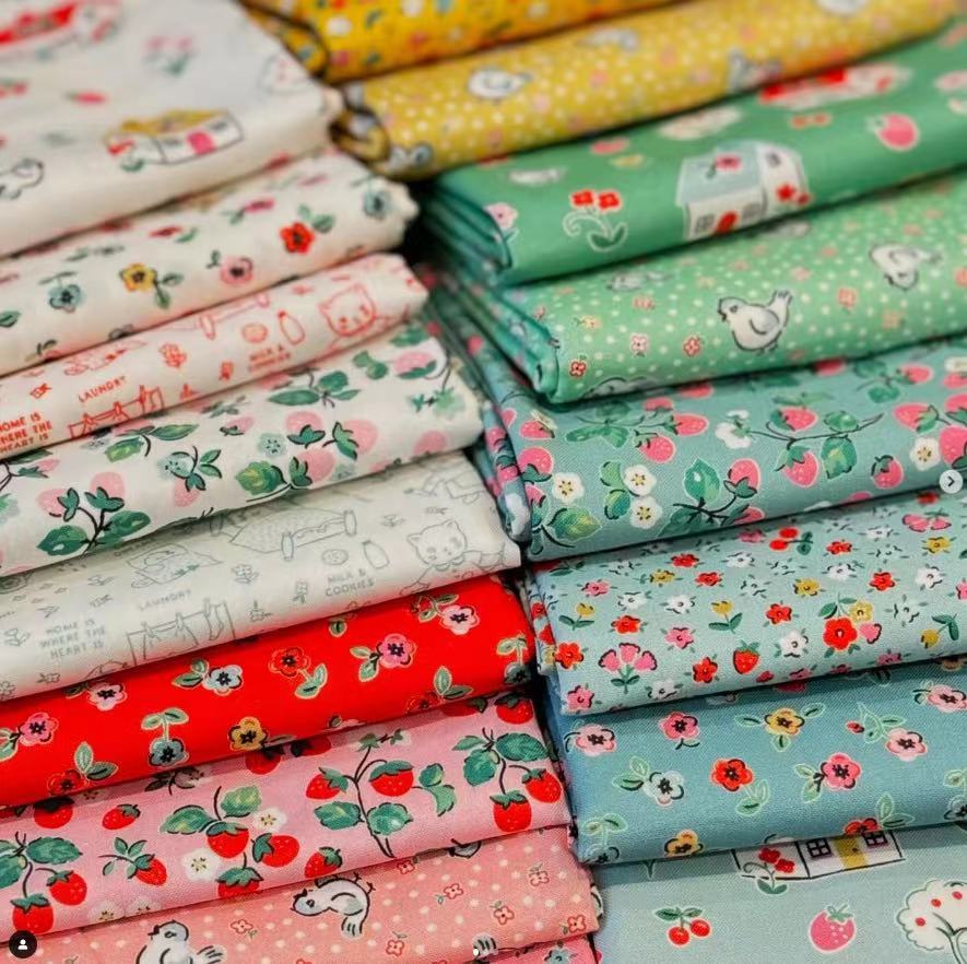 美国进口印花布-Home Sweet Home