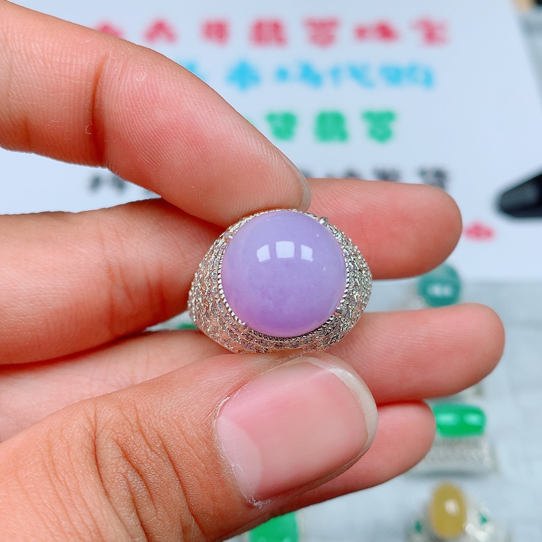 翡翠未镶嵌戒指157号