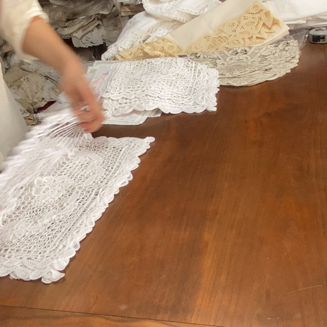 毛绒亚麻棉蚕丝066-28/42厘米2个