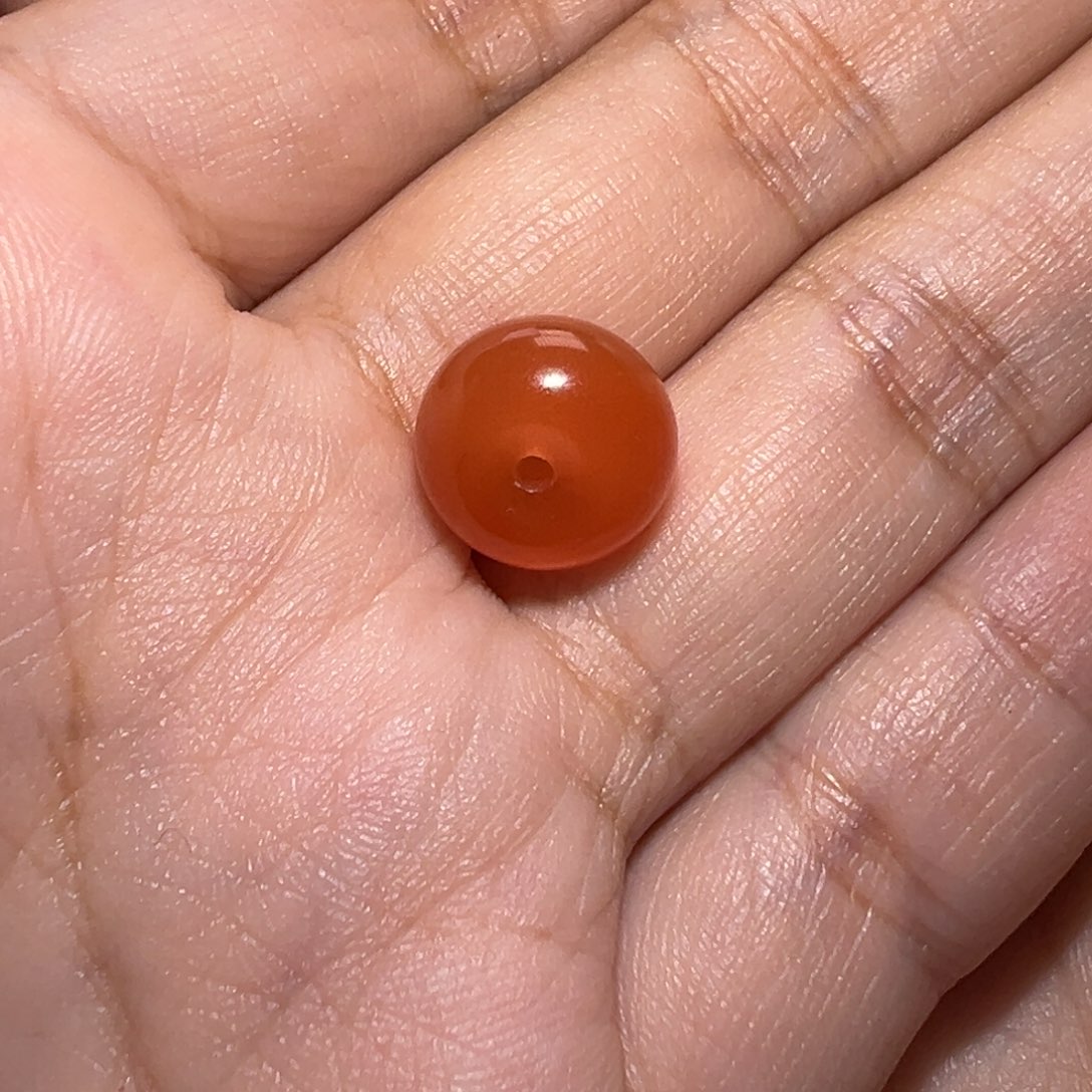 南红玛瑙珠宝奇石未镶嵌李***萌扣子