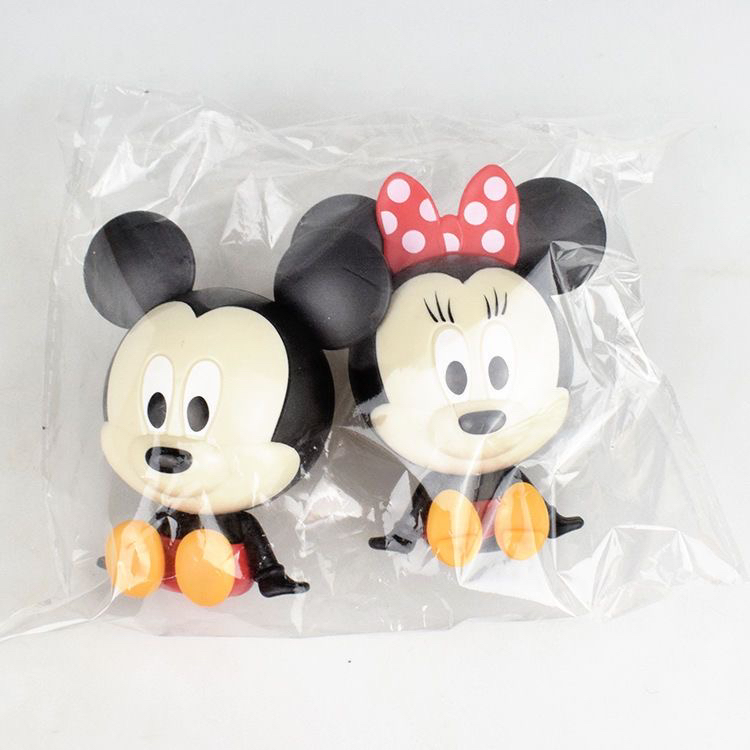 【子菲】坐姿米尼米奇装饰甜品台插旗生日快乐节日装扮公仔玩具