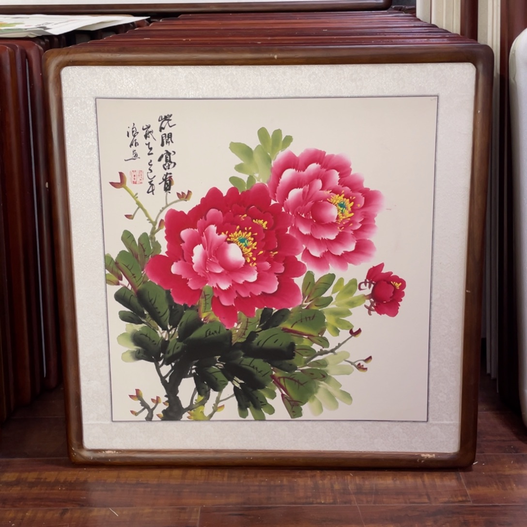 国画带框尺寸63*63厘米