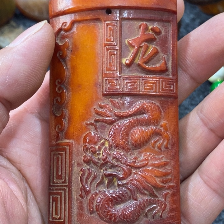 滴血莲花菩提吊坠