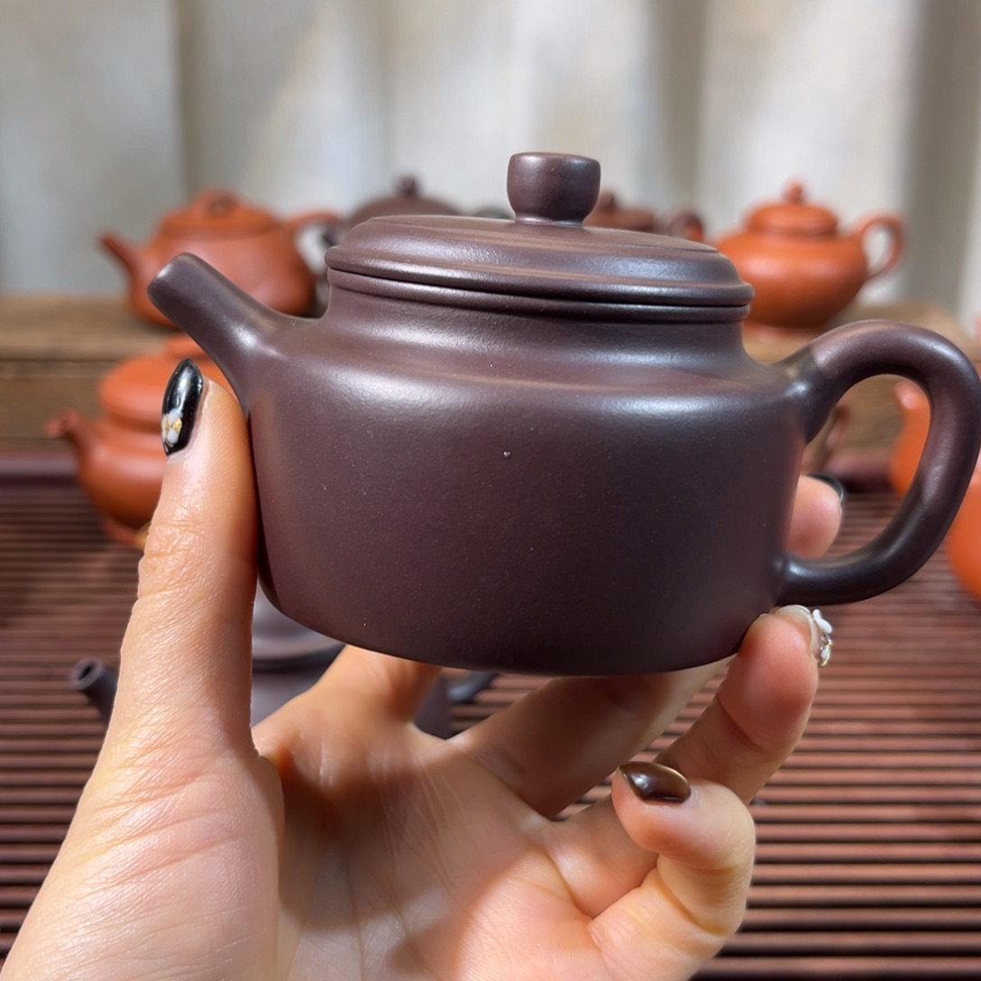 镁***麦紫砂茶壶微瑕不退换