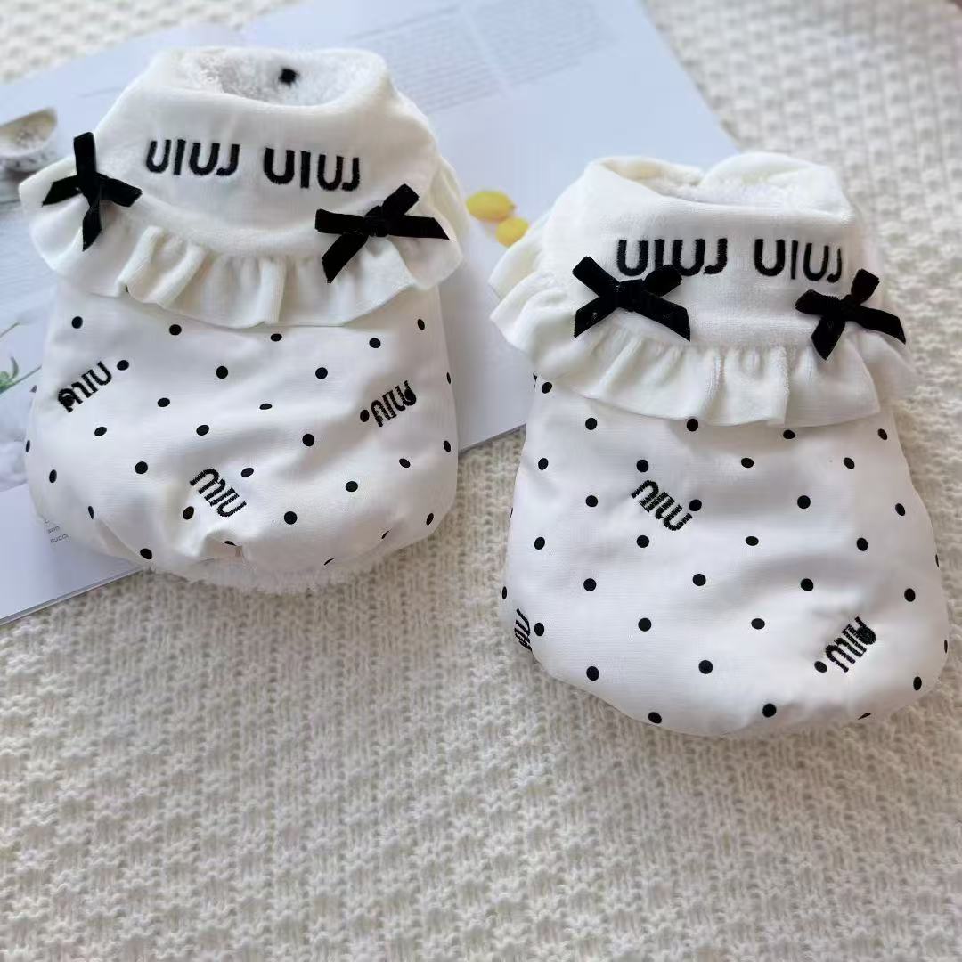 JoyfulPets宠物服饰miu系棉服波点蝴蝶精致衣甜美猫狗加绒