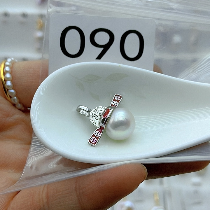 淡水珍珠颈饰银S925镶嵌