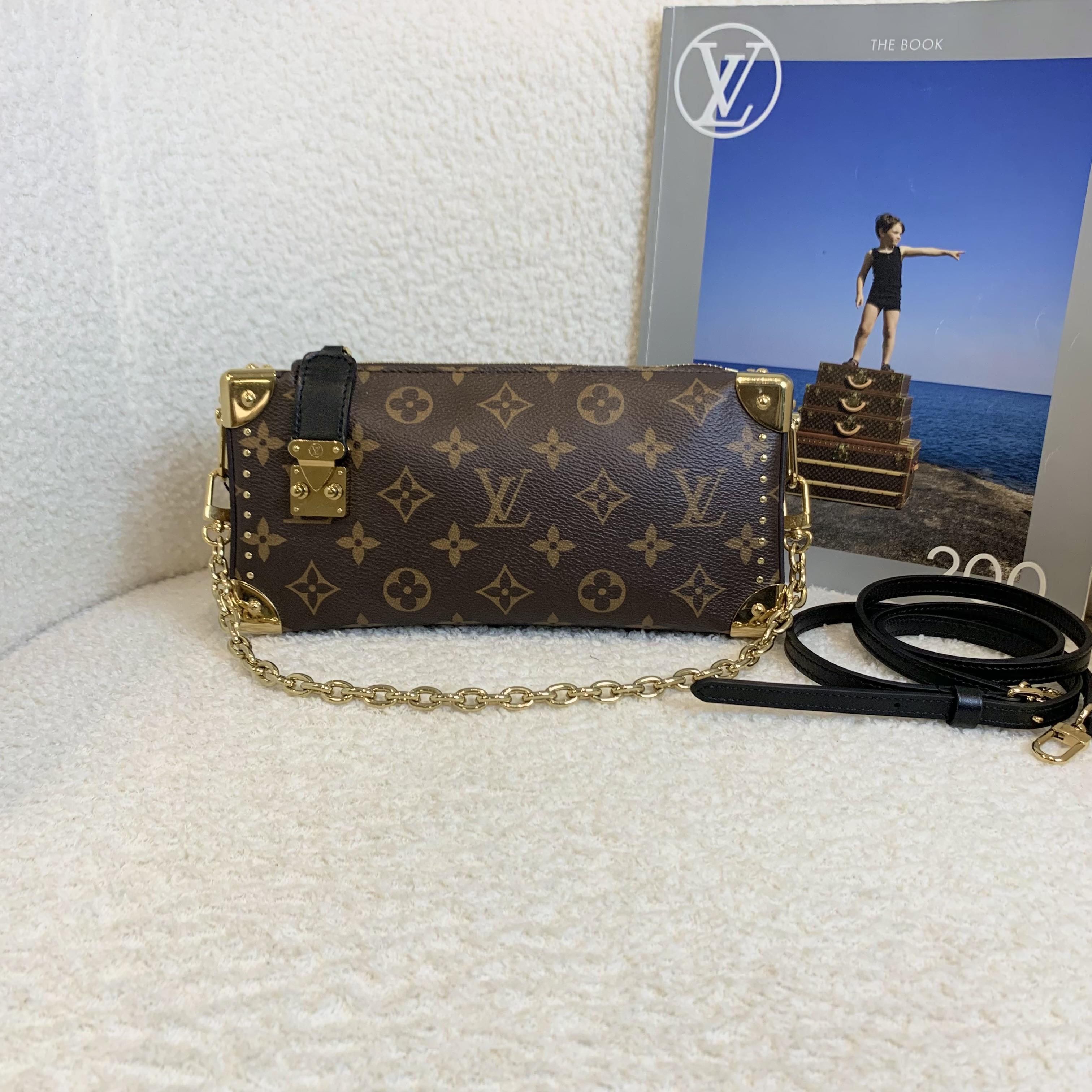 99新 LouisVuitton/路易威登 壹臻/秀款老花slim trunk 71001306
