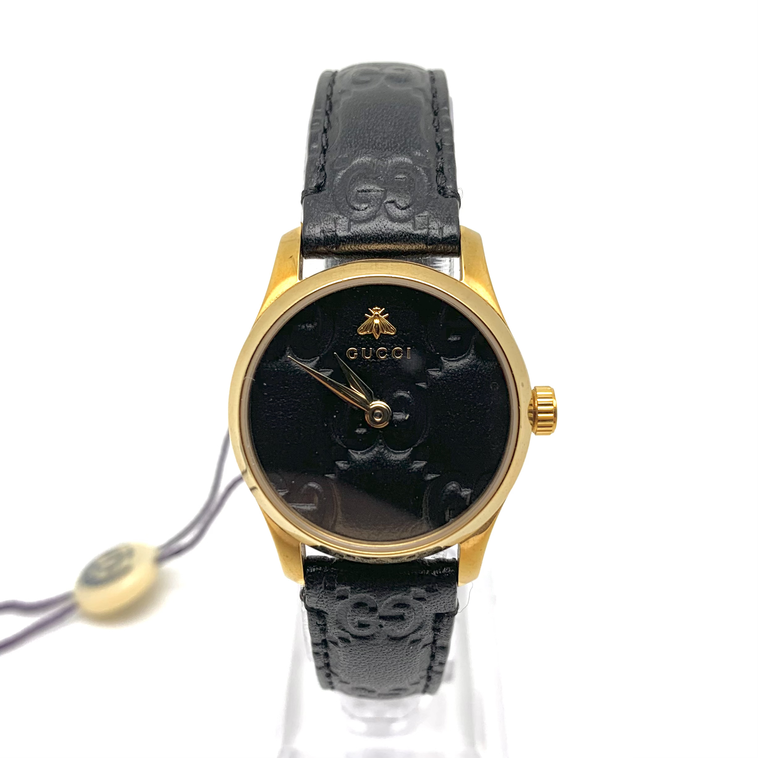 95新 GUCCI/古驰 小蜜蜂系列 27mm 石英 二奢女表