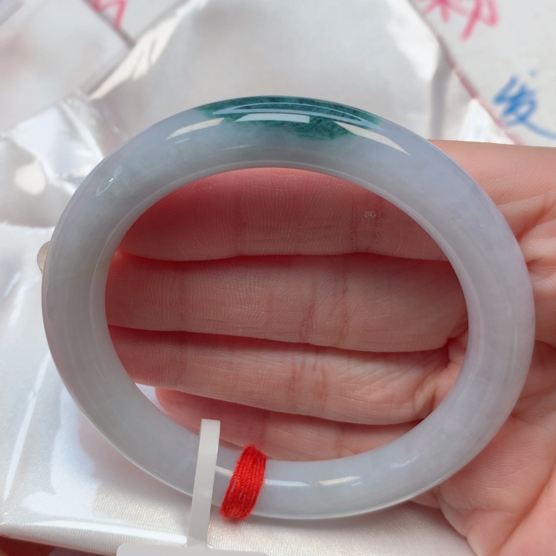 翡翠手镯未镶嵌55.4圆条