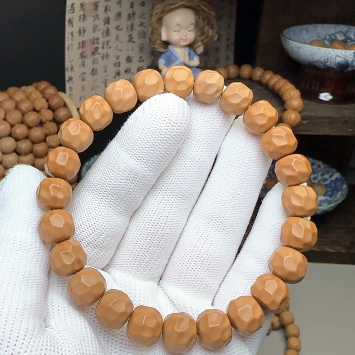 猴头核桃手串哑光无相奶酪 3-5小时上色 一级精品