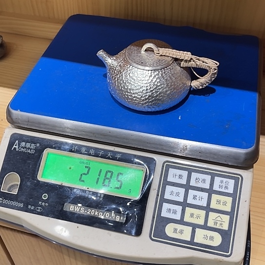 纯银石瓢壶泡茶壶