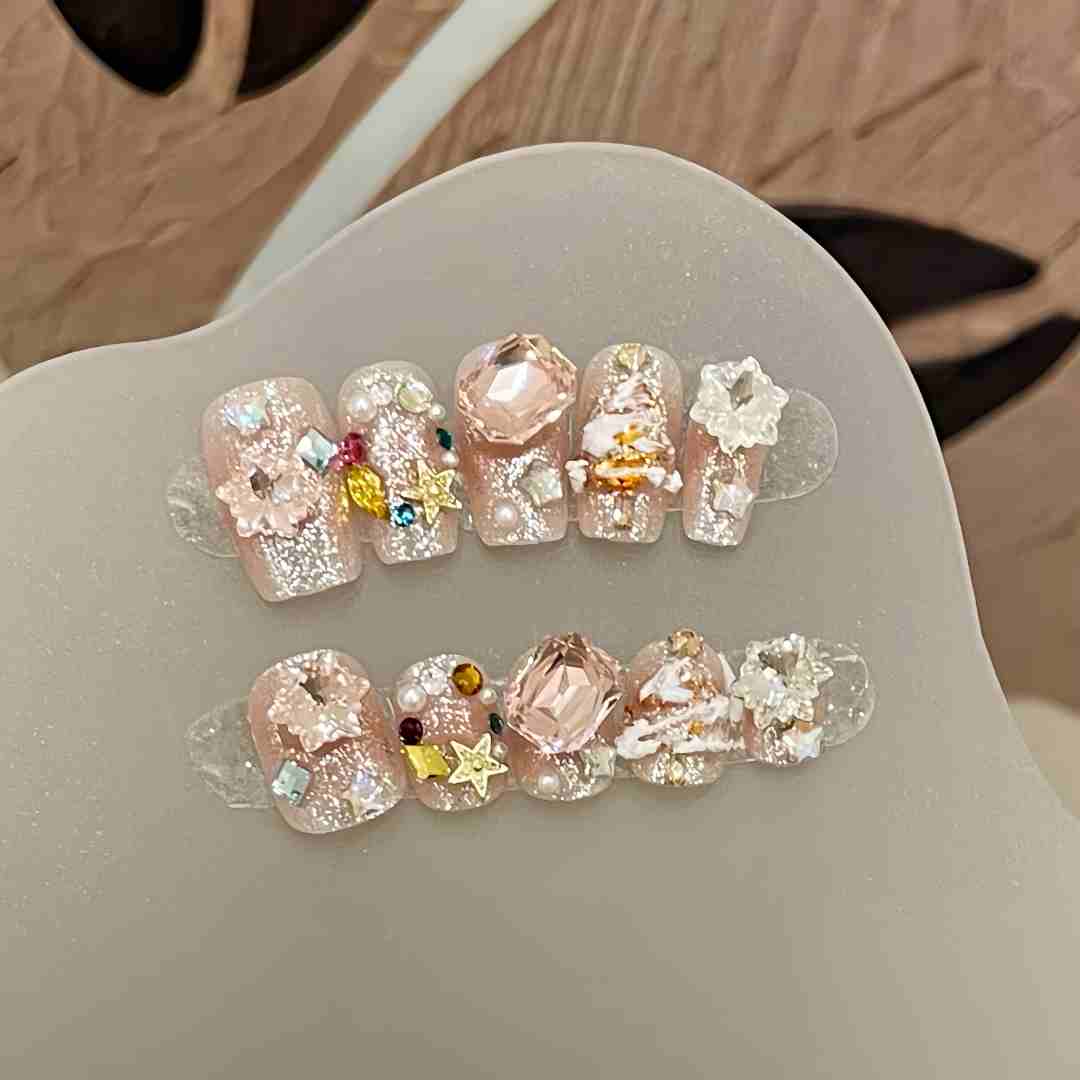 闪光派对-Naier奈儿轻奢高定美甲10片装