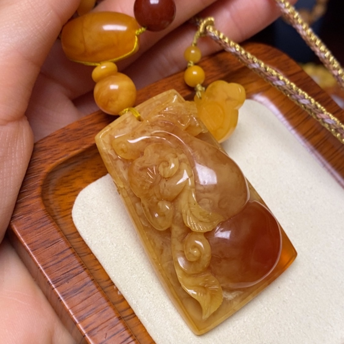 【闪购商品】蜜蜡颈饰未镶嵌项链