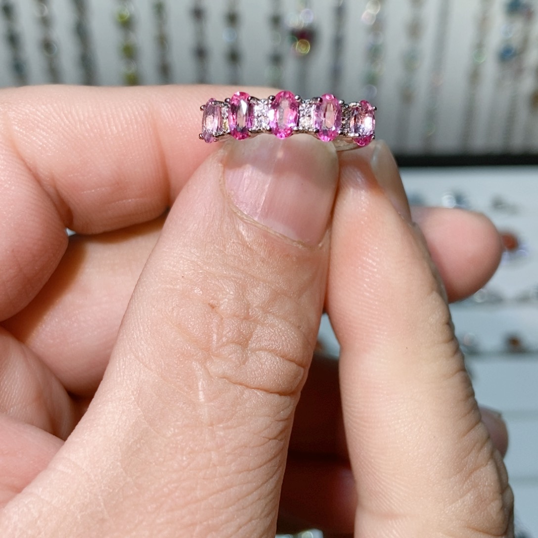 紫晶珠宝半成品银S925镶嵌