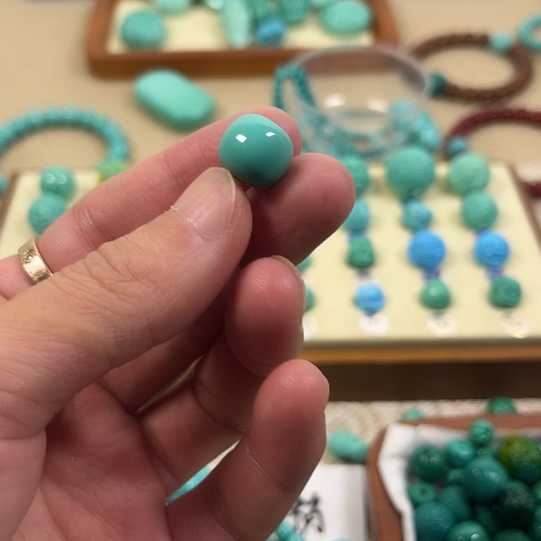 手工雕刻配饰配珠手串尺寸12