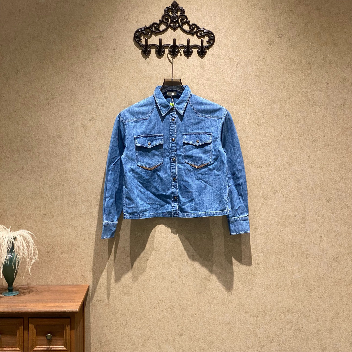 99新 Brunello Cucinelli/布鲁内洛·库奇内利 衬衫/12码/JM37838