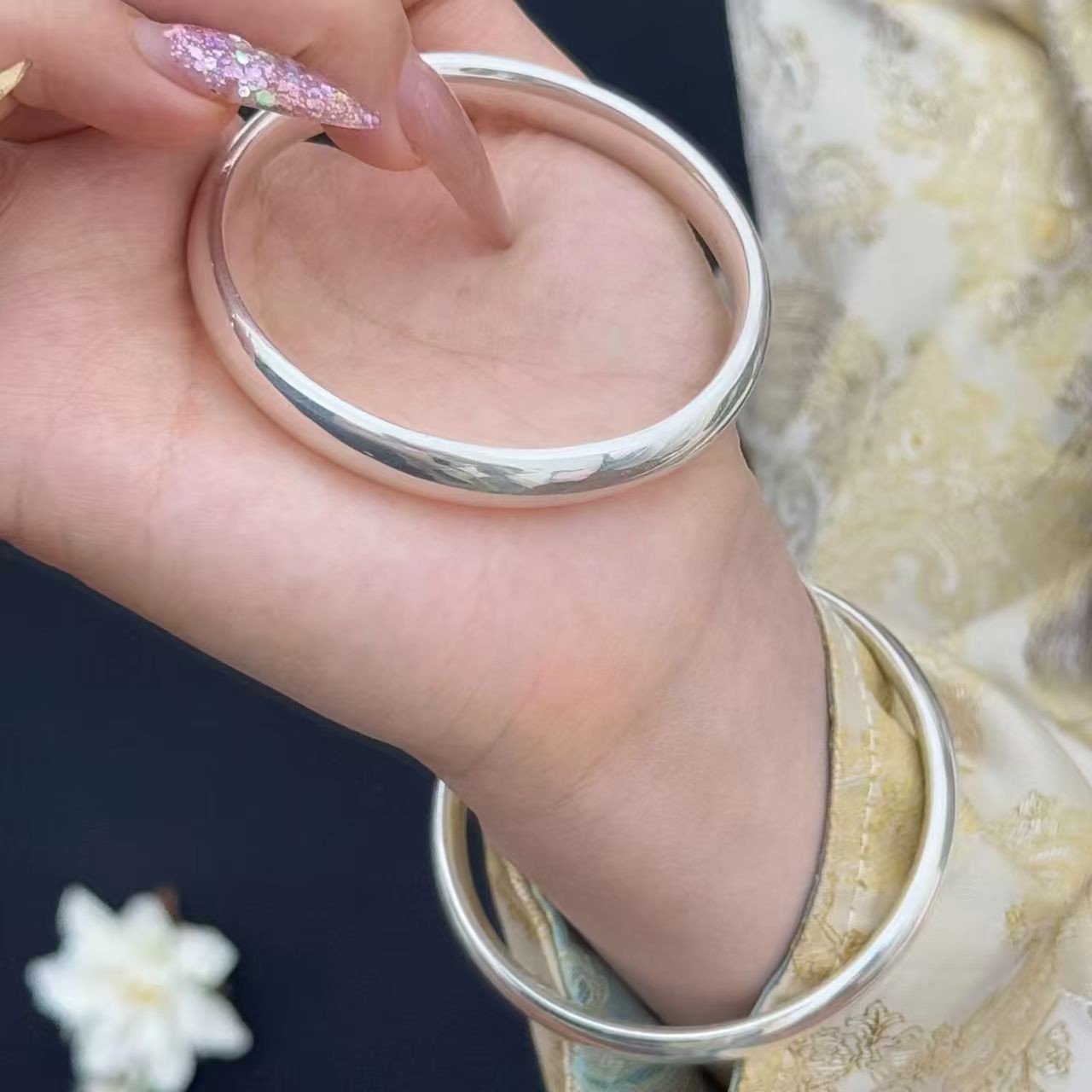 银饰精品手链  无礼盒 YZ010