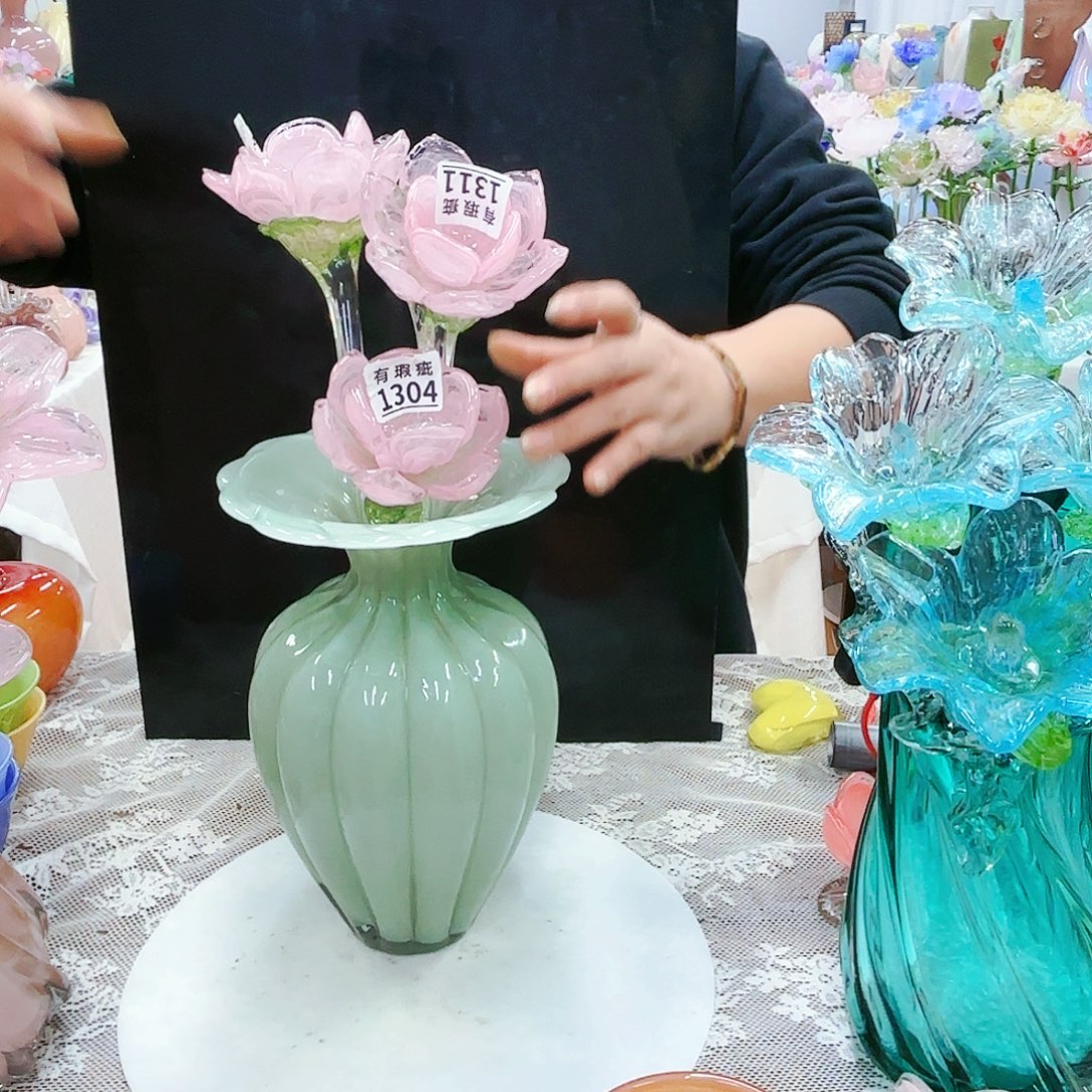 福利不退不换琉璃花瓶艺术品