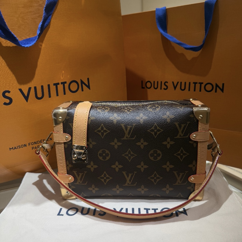 95新 LouisVuitton/路易威登 LV老花软盒子 25110146-01