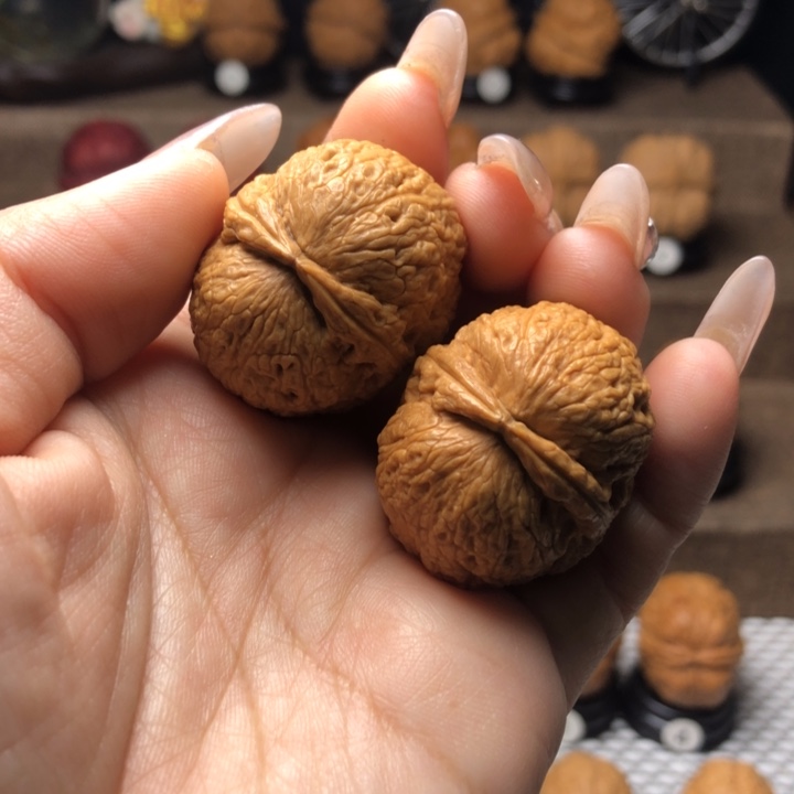 橄榄核吊坠2小黄金元宝