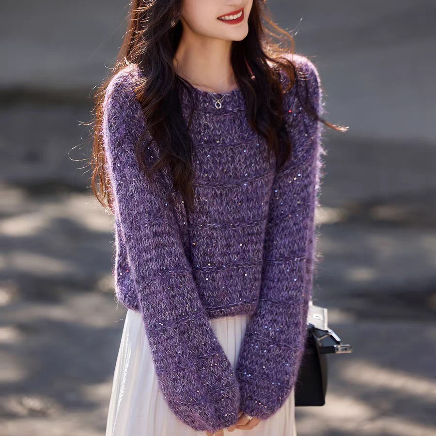 时尚简约针织衫8816