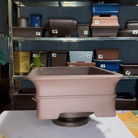 红陶宜兴紫砂花盆