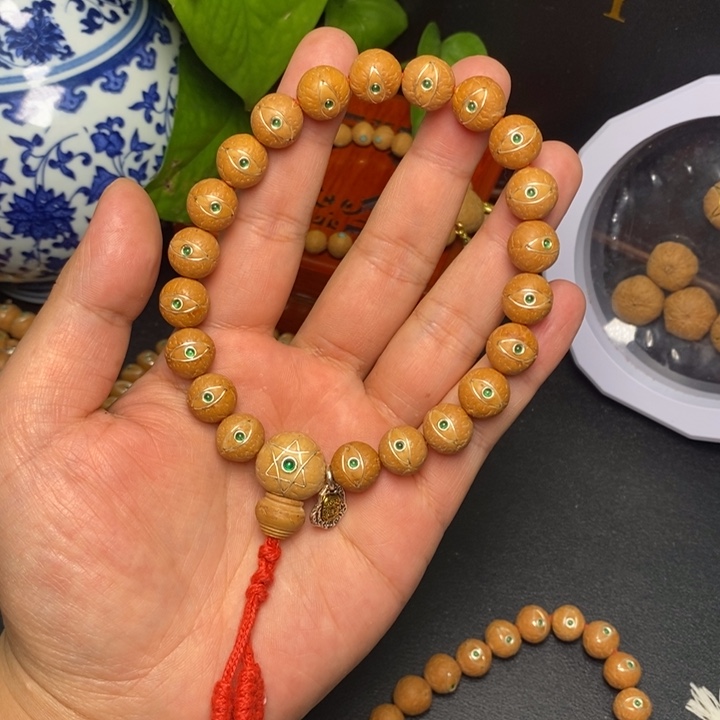 凤眼菩提手串不**义尼泊尔