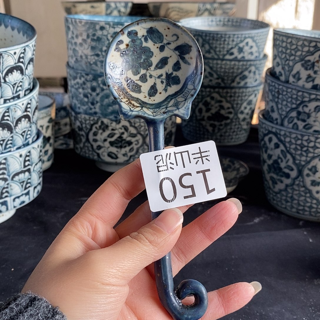 陶手工手绘青花高温陶瓷