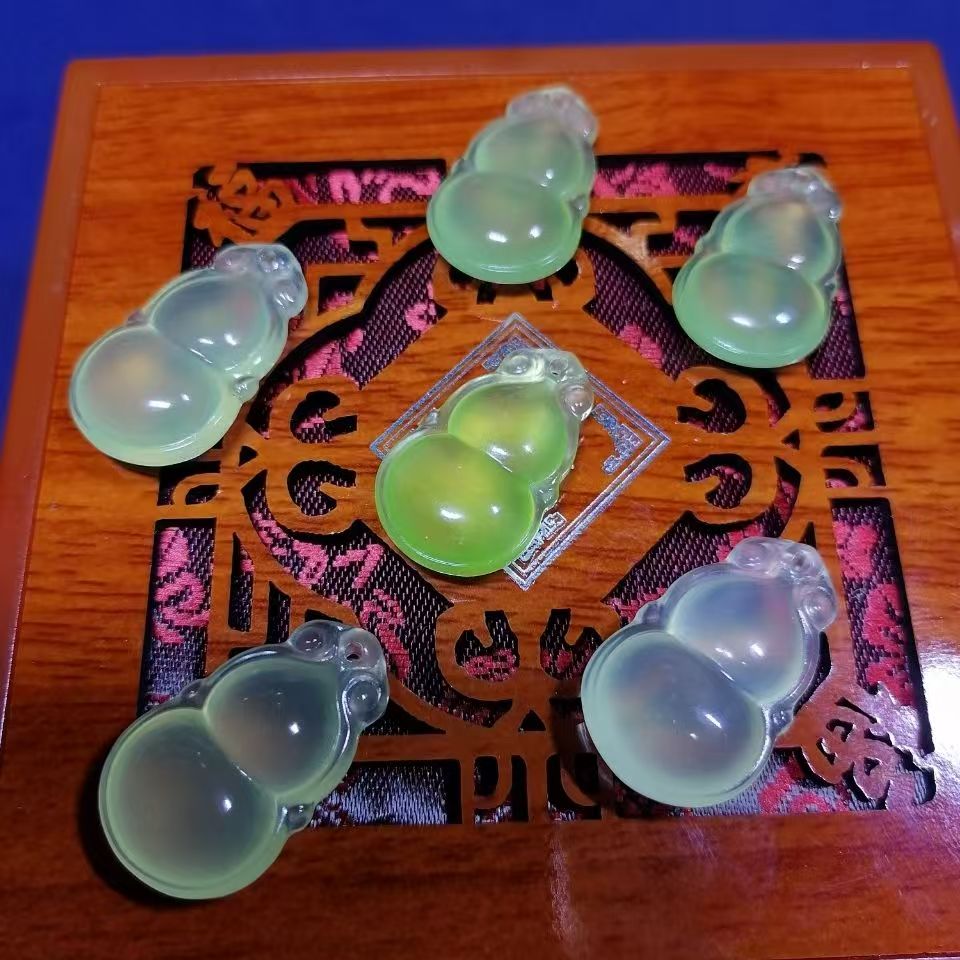 【玉矿福利】玉矿宠粉福利未镶嵌多样性发其一纯天然玉小葫芦1