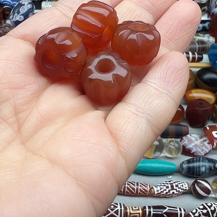 玛瑙/玉髓合金颈饰