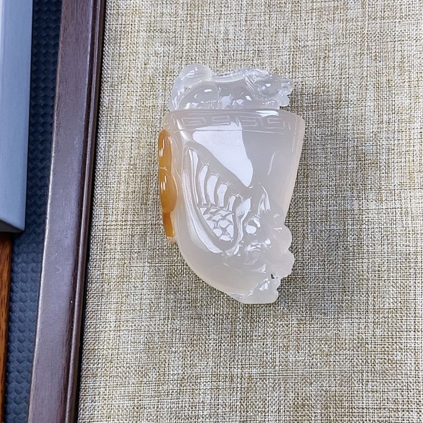 【闪购商品】未镶嵌手把件玛瑙/玉髓觉*