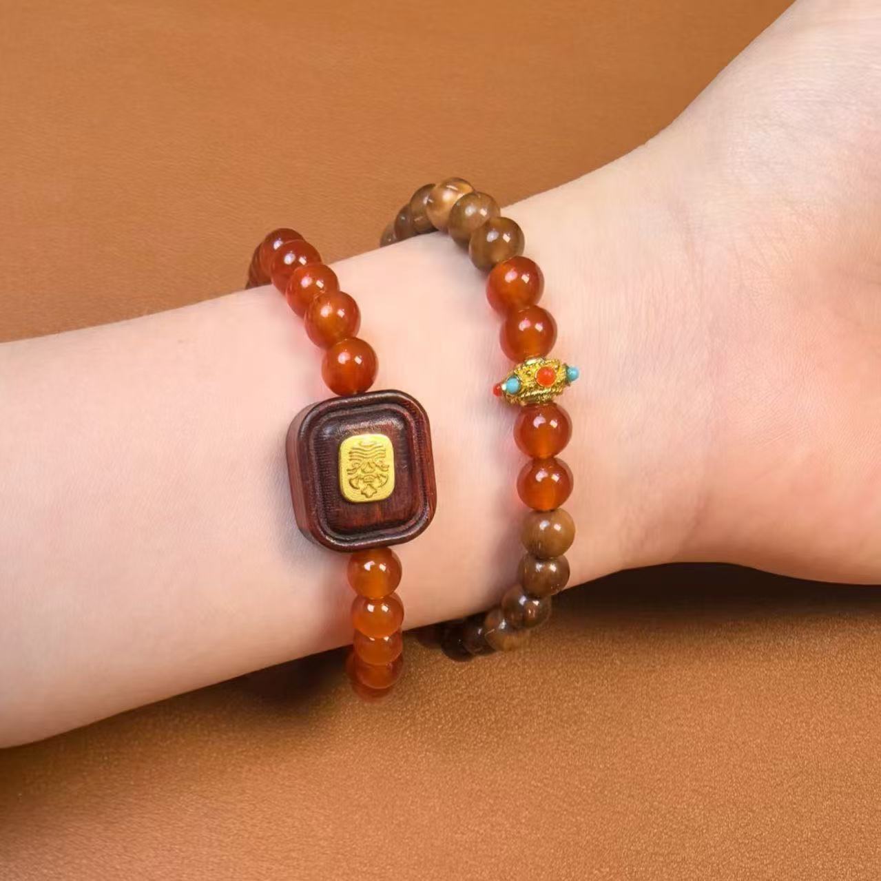 STJ012 库克双圈精美手串 【无礼盒】