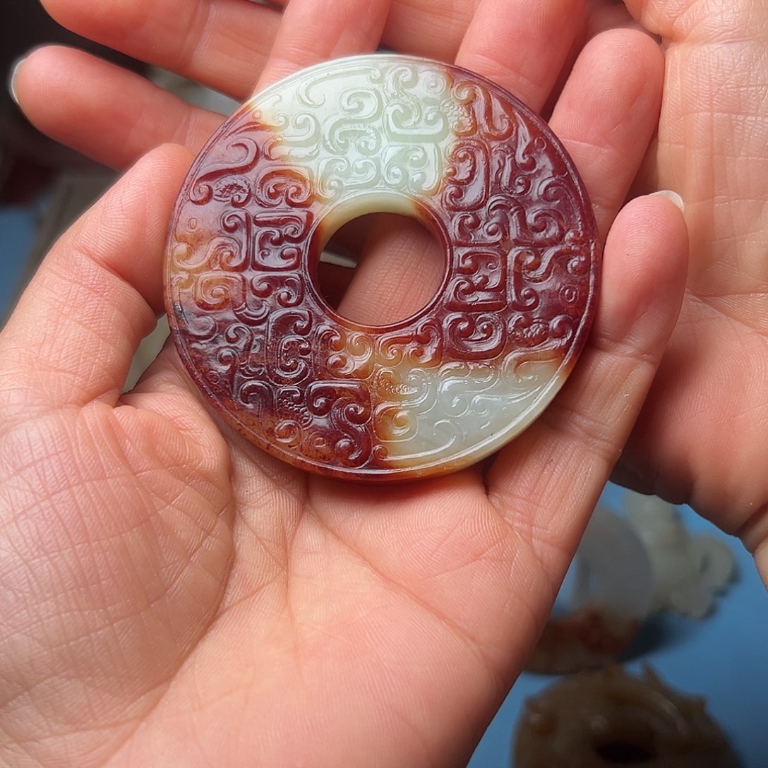 ****哥和田玉未镶嵌挂件