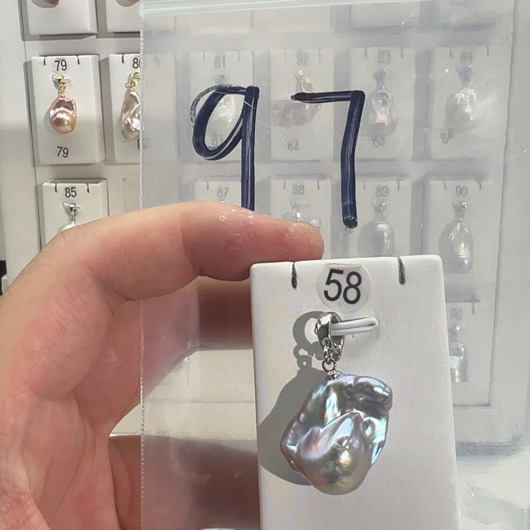 颈饰合金淡水珍珠