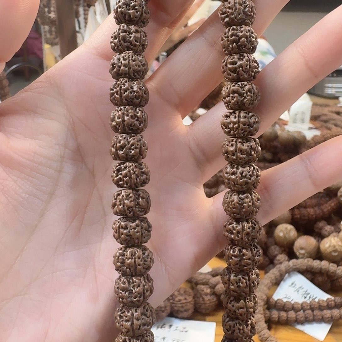 净***定手串金刚菩提龙切花王10➕手持
