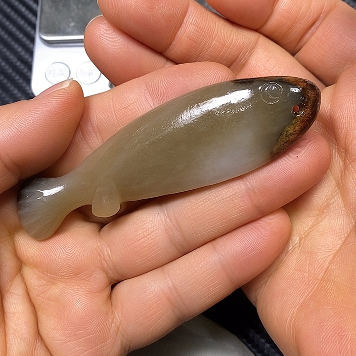 颈饰未镶嵌和田玉周*