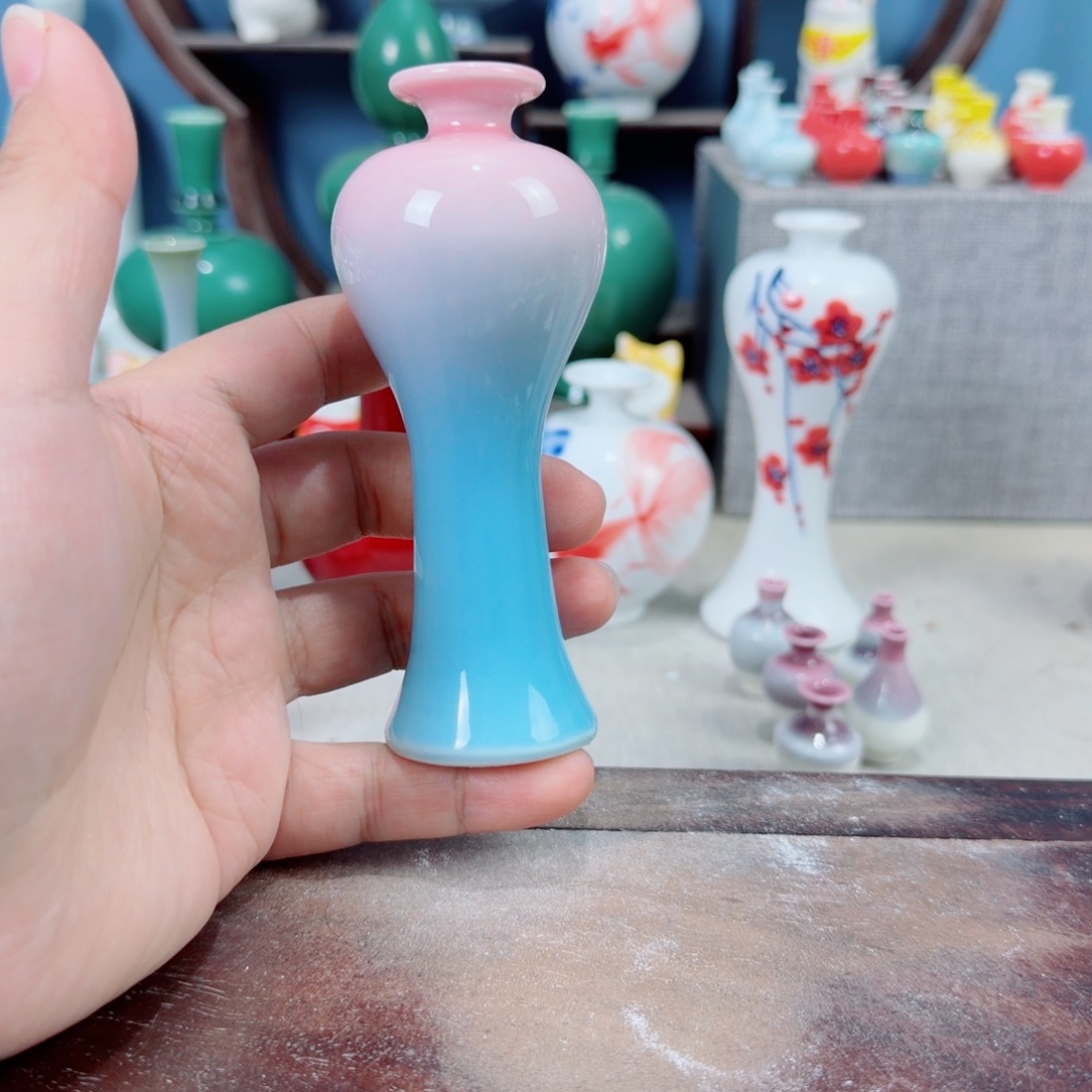 陶瓷手工小花器摆件