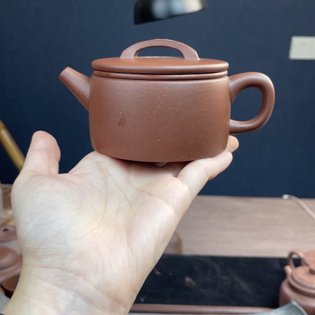 紫砂茶壶全手工底槽清汉瓦200cc